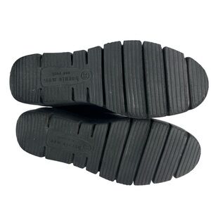 Bernie Mev Sema Lug Sole Sock Bootie Ankle Wedge Comfort Black EU Size 39 US 8.5